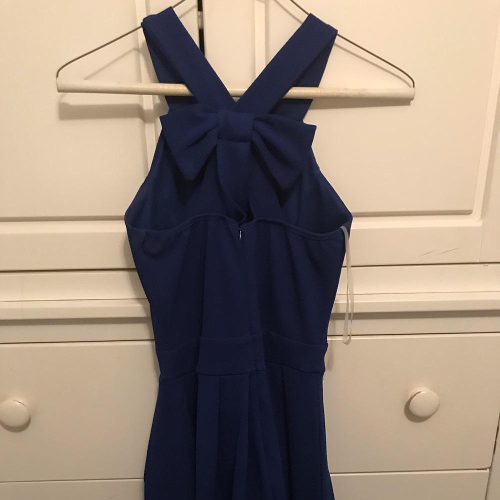 Bow back dress
